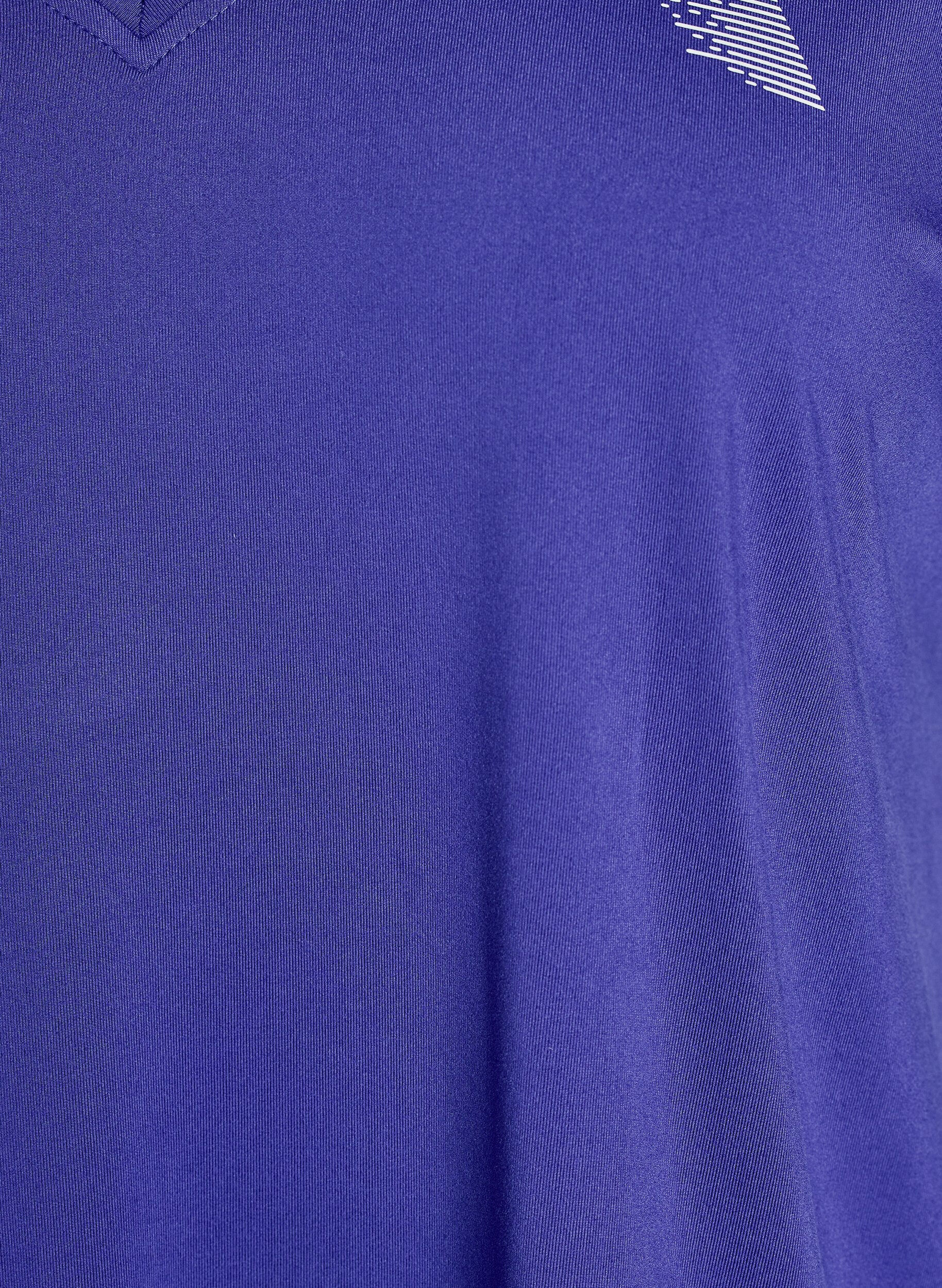 ZizziT-shirt d&rsquo;entra&icirc;nement ample avec col en V, Violet, Packshot image number 2