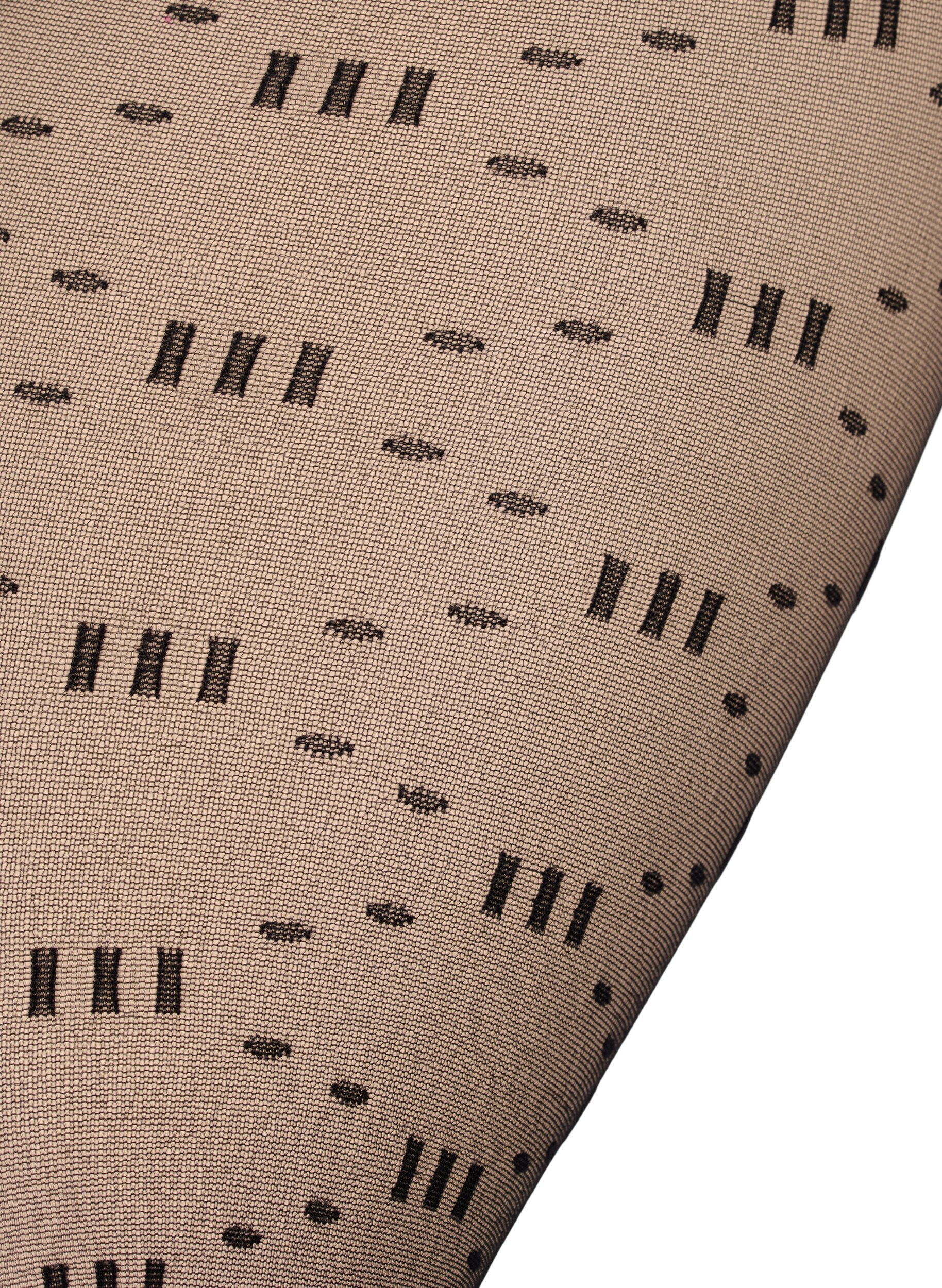 Zizzi Collants &agrave; motifs en 20 deniers, Black, Packshot image number 2