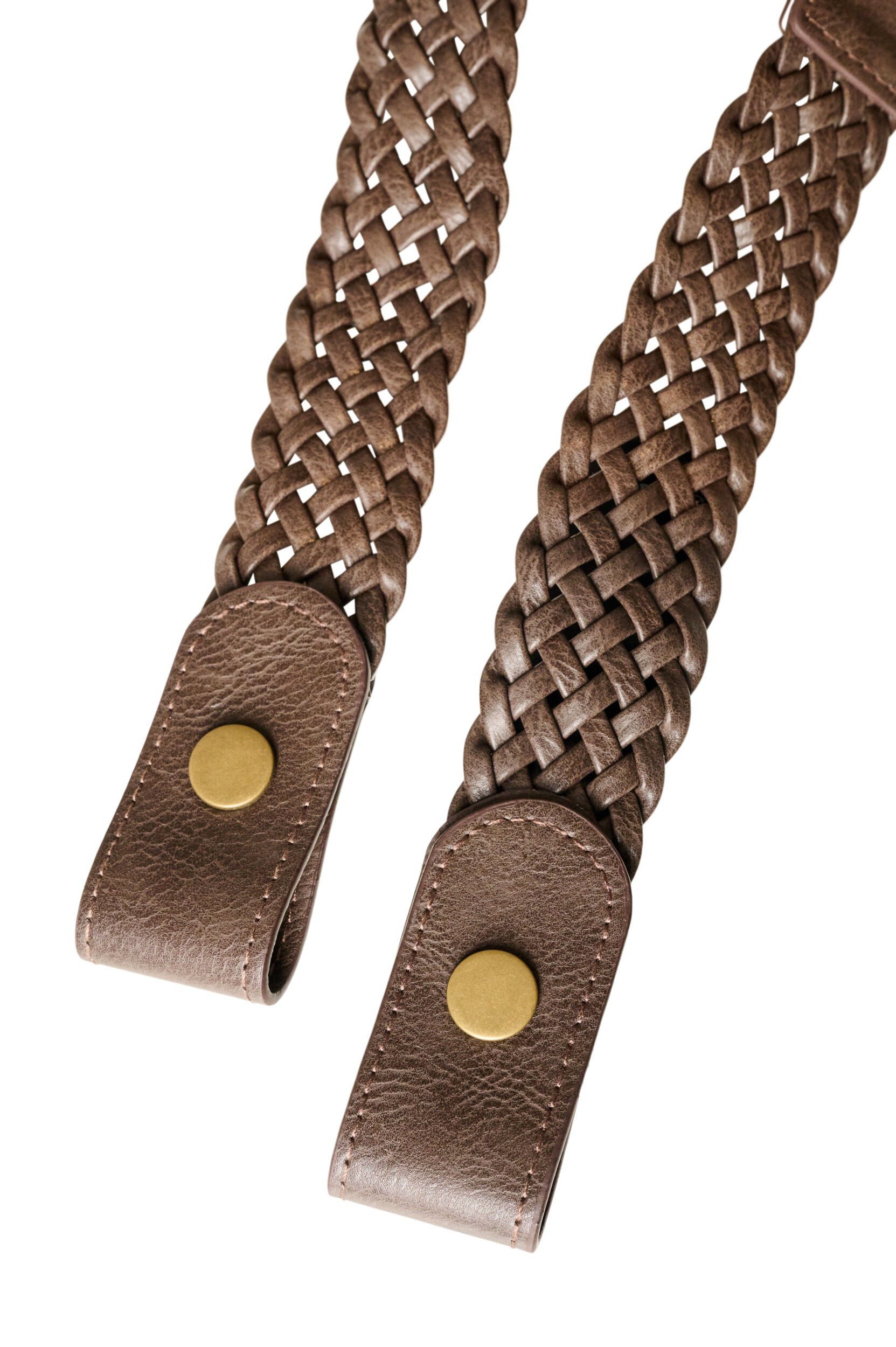 ZizziGevlochten elastische riem, Bruin, Packshot image number 2