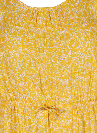 Jurk met korte mouwen, Yellow Branch, Packshot image number 2