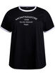T-shirt avec texte imprim&eacute;, Black w.An. Wh.Paris, Packshot image number 0