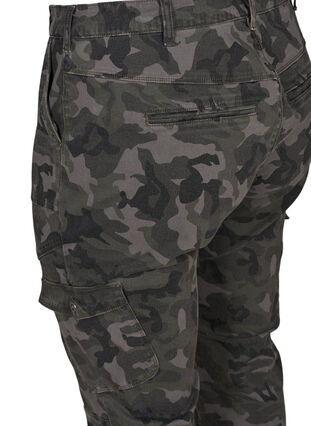 Pantalon cargo avec imprimé camouflage, Camouflage, Packshot image number 3