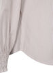 Chemise rayée avec fronces, Silver Mink Wh. St., Packshot image number 3