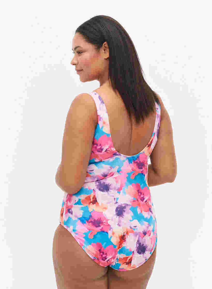 Maillot de bain avec imprimé, Pink Flower, Model image number 1