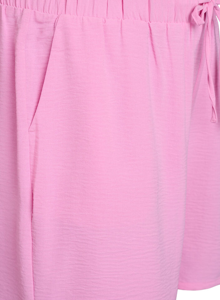 Short avec poches et ceinture &eacute;lastique, Rose, Packshot image number 2