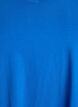 T-shirt en coton uni basique, Bleu, Packshot image number 2