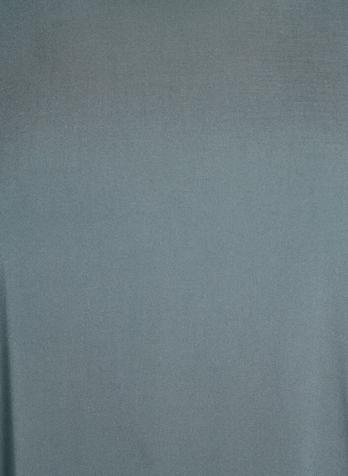 Chemisier tiss&eacute; &agrave; manches courtes et col rond, Vert fonc&eacute;, Packshot image number 2