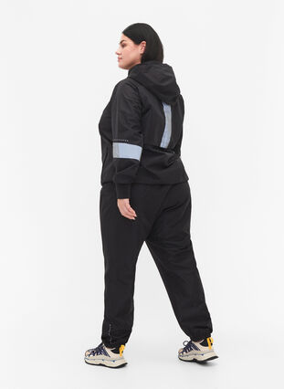 Pantalon de pluie avec réflecteurs, Black w. Reflex, Model image number 1