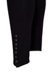 Leggings de grossesse en viscose avec boutons, Black, Packshot image number 2
