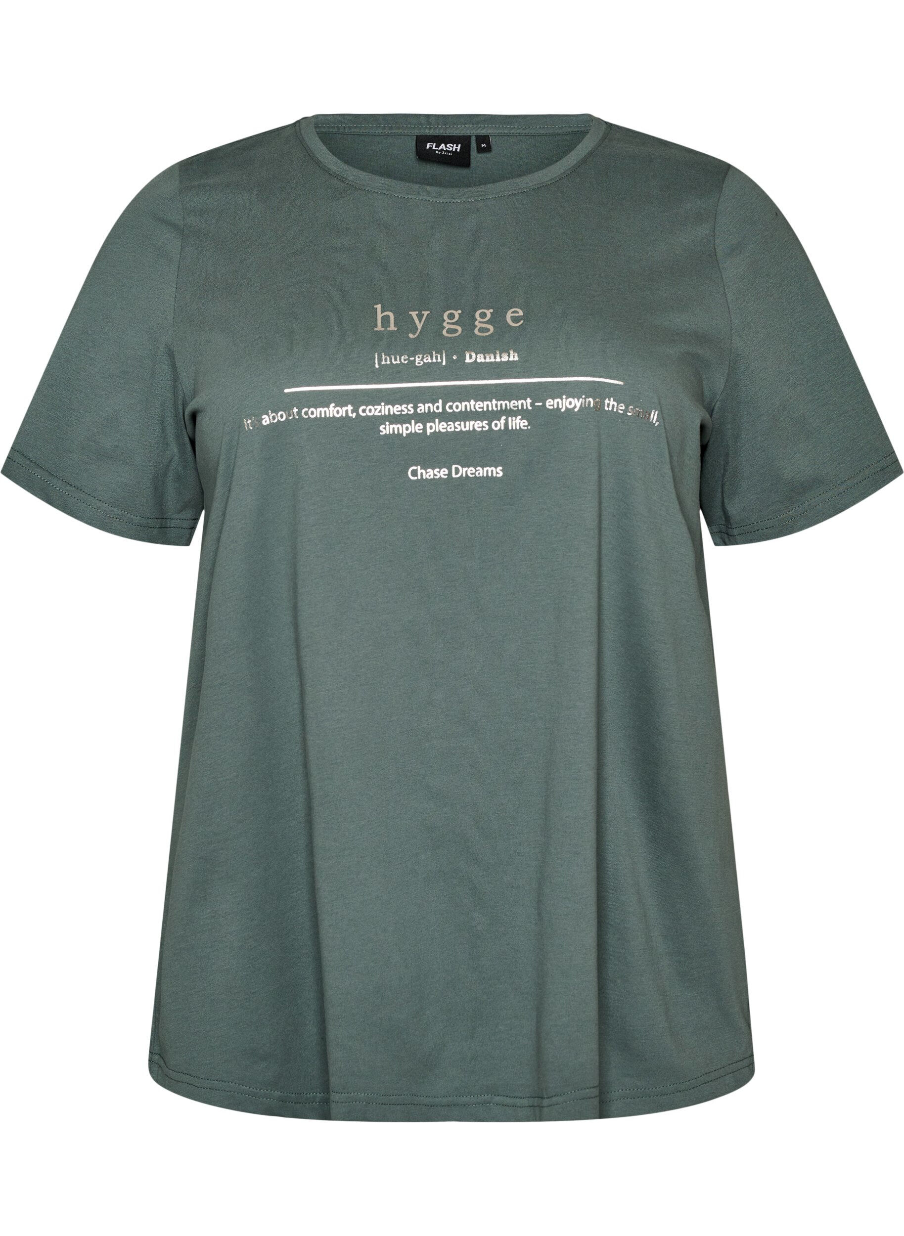 ZizziT-shirt imprim&eacute;, Vert, Packshot image number 0