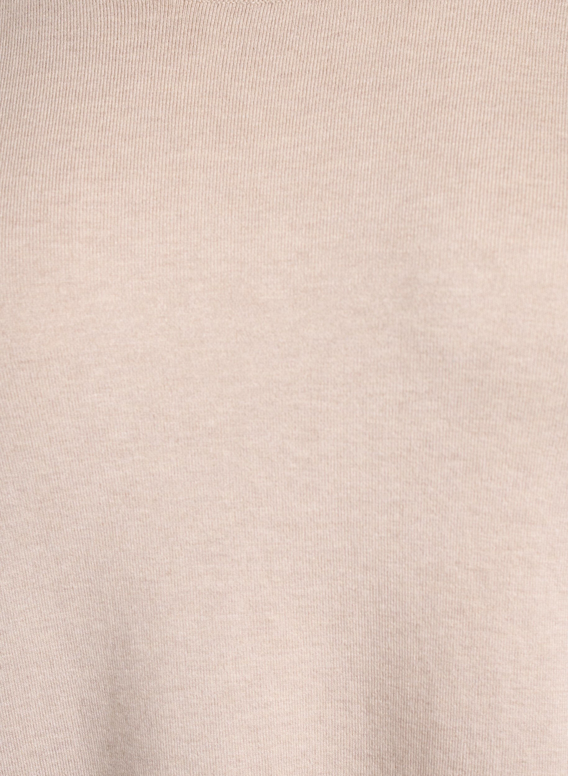 Zizzi Blouse en maille &agrave; manches courtes en viscose, Beige, Packshot image number 2