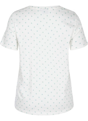 T-shirt en coton à pois, Snow White W. Dot, Packshot image number 1