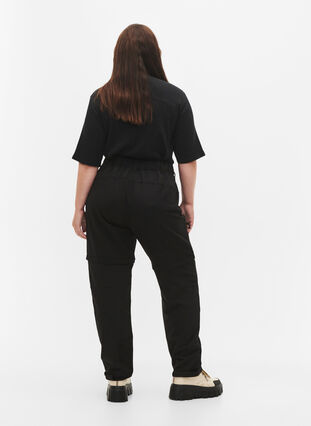 Pantalons de randonnée 2-en-1, Black, Model image number 1