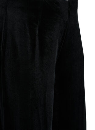 Pantalon en velours avec largeur, Black, Packshot image number 2