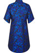Robe courte en jacquard avec manches 3/4, Black Blue, Packshot image number 1