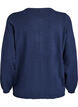 Cardigan &agrave; boutons ronds, Bleu, Packshot image number 1