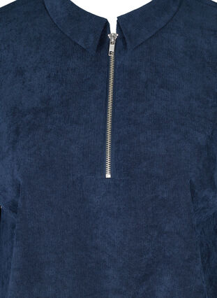 Robe manches longues 3/4, Navy Blazer, Packshot image number 2