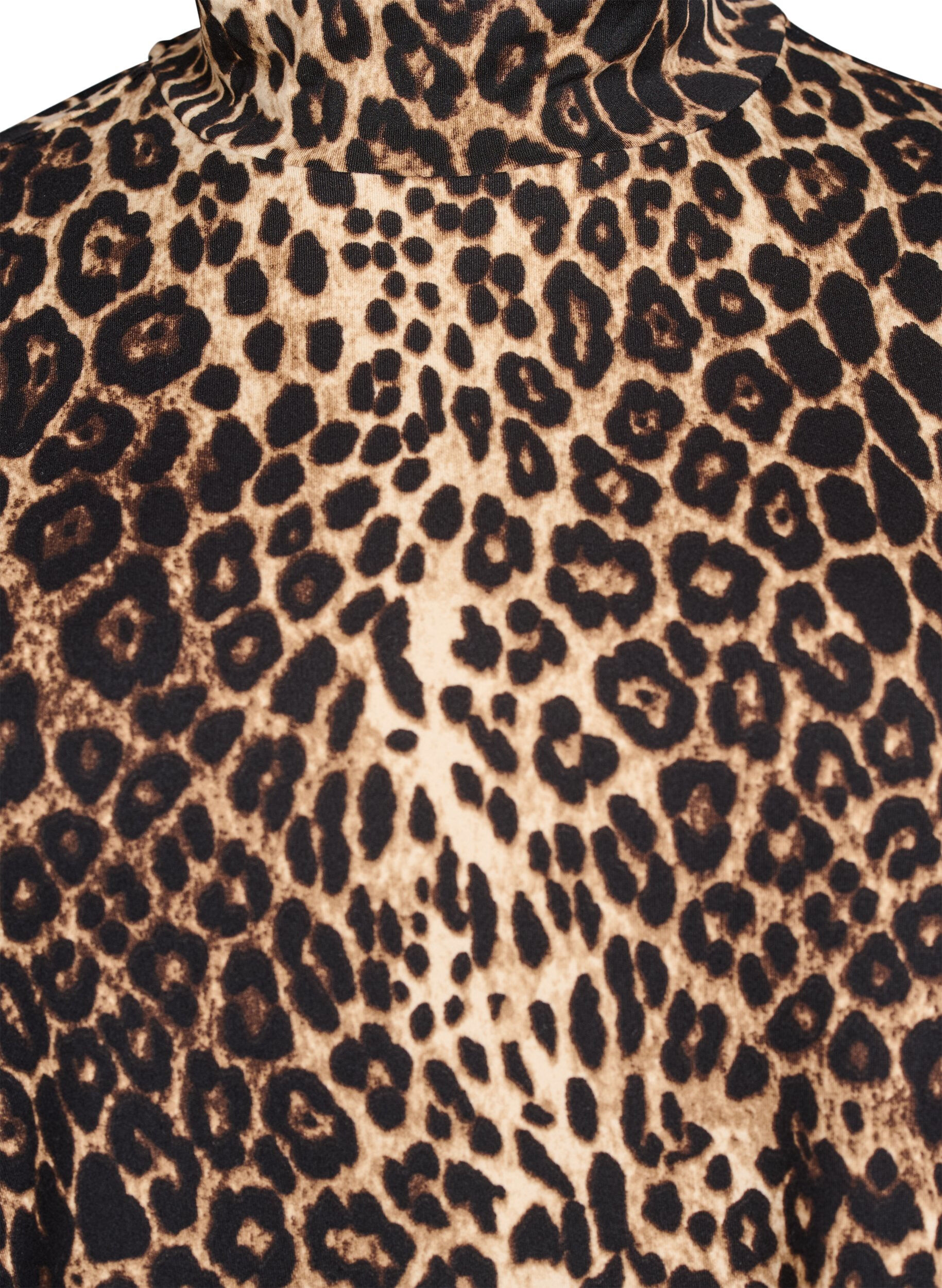 ZizziFLASH - Blouse met lange mouwen en col, Zwart, Packshot image number 2