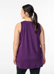 Top de sport avec col en V, Violet, Model image number 2