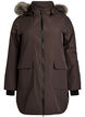 Parka imperm&eacute;able &agrave; capuche, Marron, Packshot image number 0