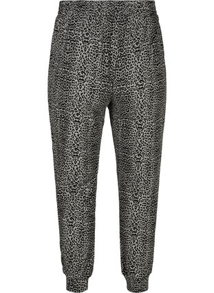 Katoenen pyjama broek met bloemenprint, Leo AOP, Packshot image number 1