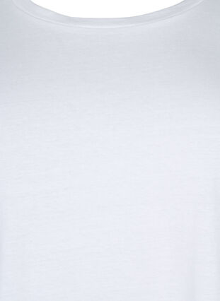 T-shirt en coton avec broderie anglaise, Bright White, Packshot image number 2