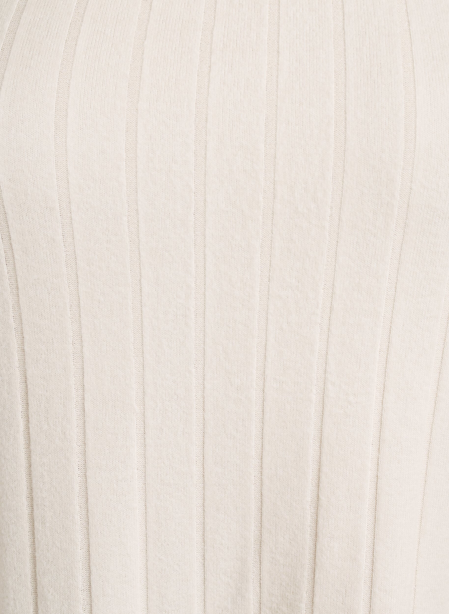 ZizziJerseyblouse met vierkante hals en geribde textuur, Beige, Packshot image number 2