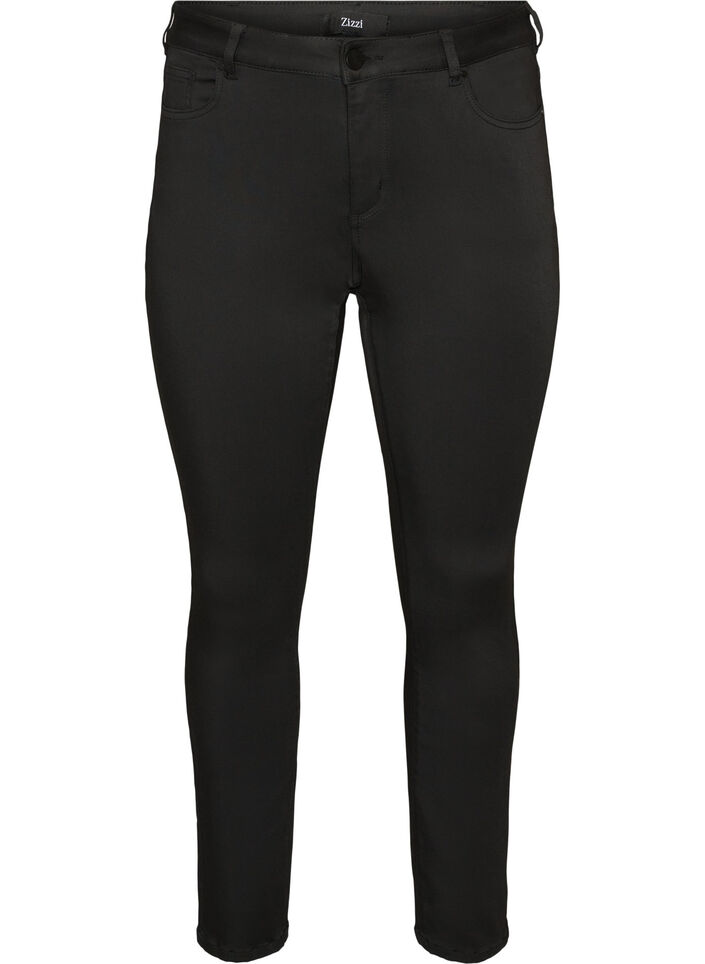 Emily Stay Black jeans met een reguliere taille, Zwart, Packshot image number 0