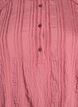 Blouse met ton-sur-ton textuur en knopen, Roze, Packshot image number 2