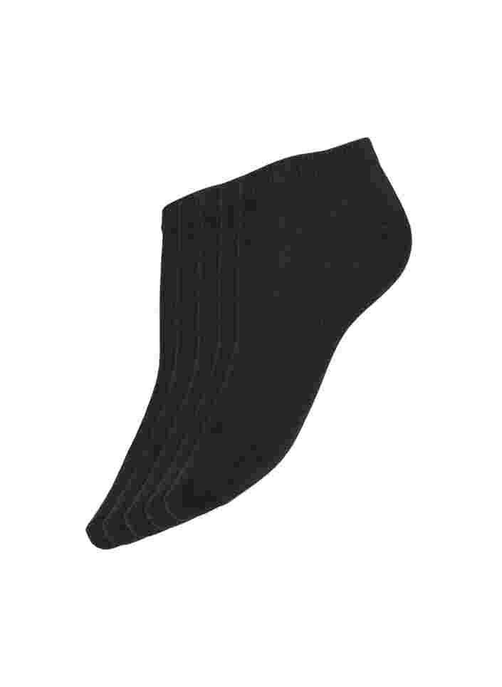 Lot de 5 chaussettes basiques, Black, Packshot image number 0
