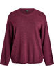 Pull ample en maille avec coutures apparentes, Bordeaux fonc&eacute;, Packshot image number 0