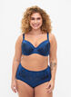 Heupslip met normale taille en kant, Sailor Blue, Model image number 0