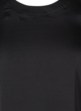 Chemise à manches longues col rond, Black, Packshot image number 2