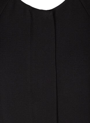 Veste avec fermeture boutonnée et forme trapèze , Black, Packshot image number 2