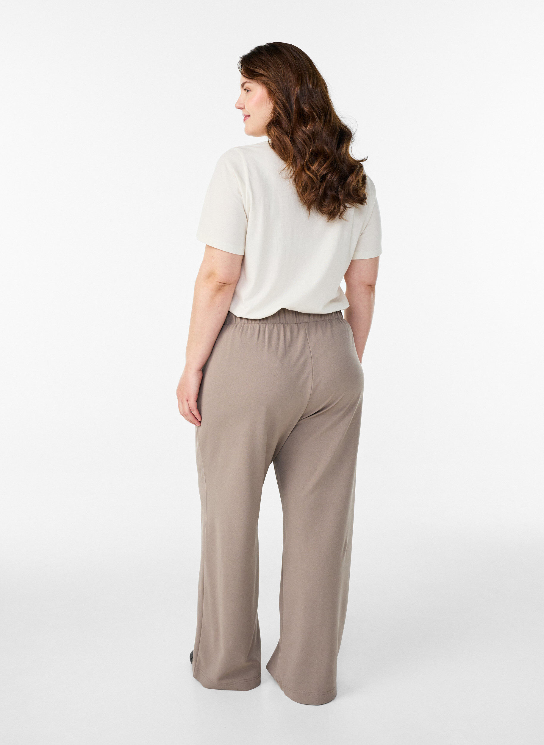 ZizziPantalon ample, Beige, Model image number 1
