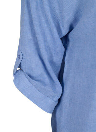 Chemise à manches 3/4 et encolure en V, Ultramarine, Packshot image number 3