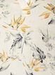 Robe midi en lin et viscose avec manches mi-longues, Blanc, Packshot image number 2