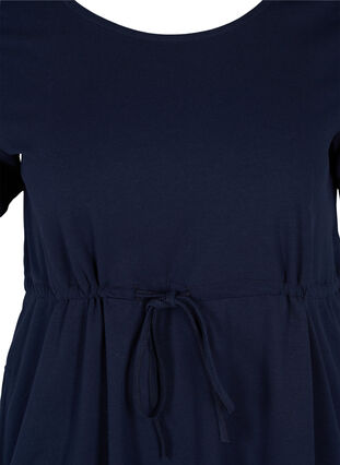 Tunique en coton à manches courtes, Night Sky Solid, Packshot image number 2