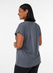 T-shirt de sport couleur unie, Gris, Model image number 2
