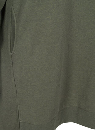 Robe pull avec poches et fentes, Ivy Green Mel., Packshot image number 3