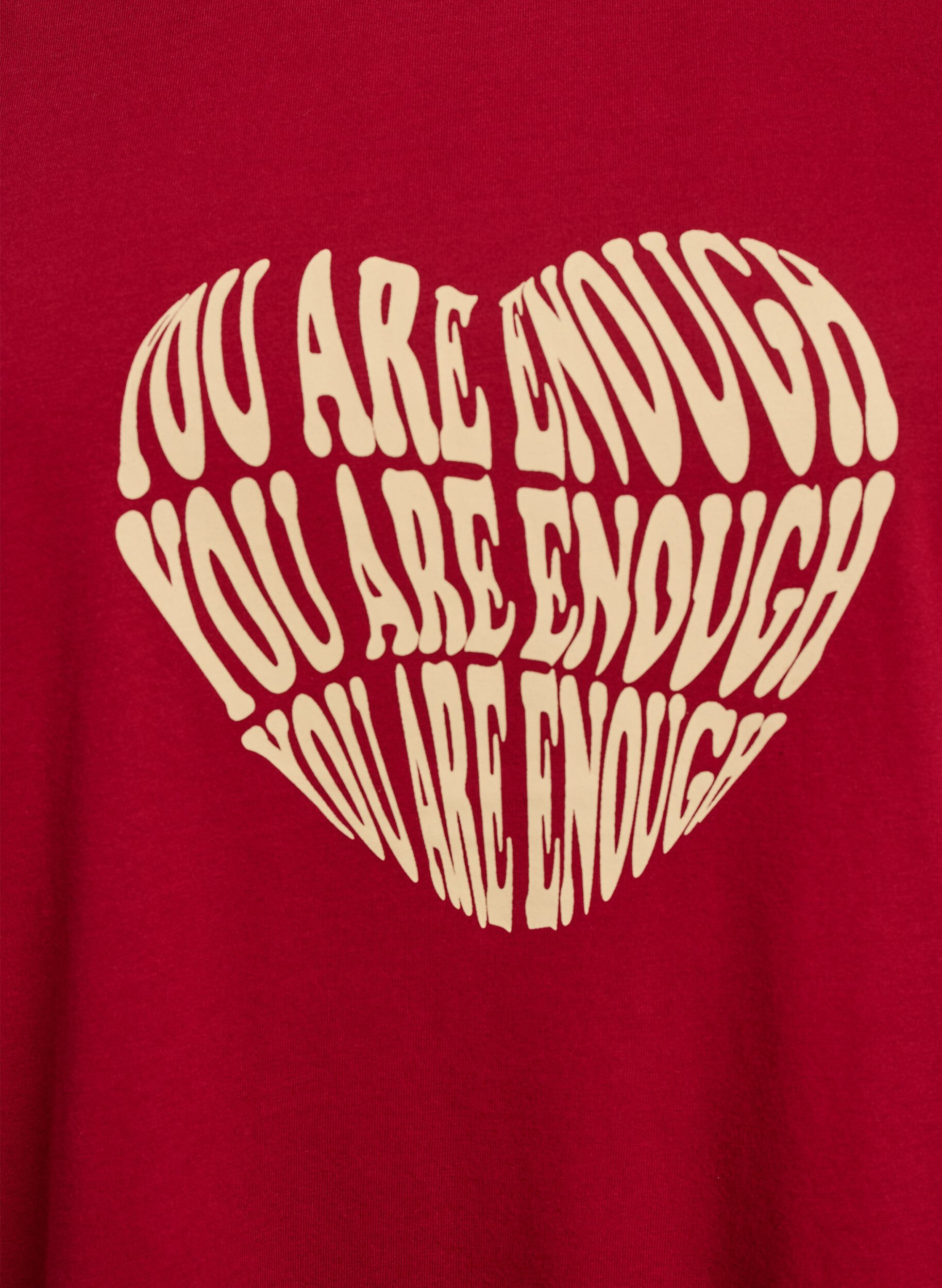 ZizziT-shirt met print, Rood, Packshot image number 2