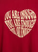 T-shirt met print, Rood, Packshot image number 2