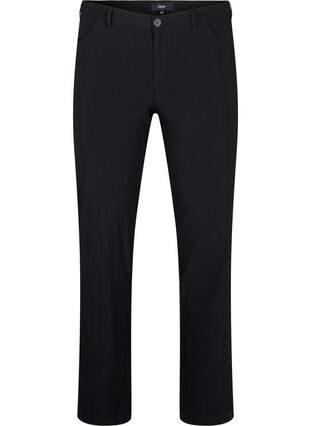 Pantalon classique en mélange de viscose, Black, Packshot image number 0