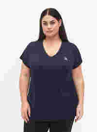 T-shirt d'entraînement à manches courtes avec col en V, Night Sky, Model