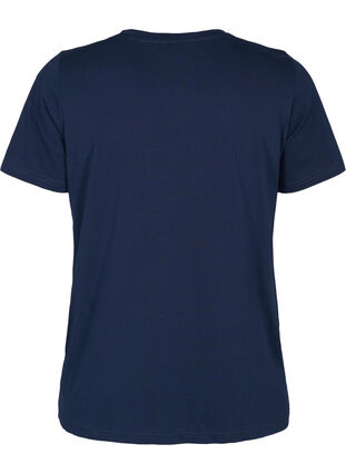 T-shirt à manches courtes imprimé, Navy Blazer BG, Packshot image number 1