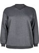 Sweat-shirt &agrave; col montant et manches longues, Gris anthracite, Packshot image number 0