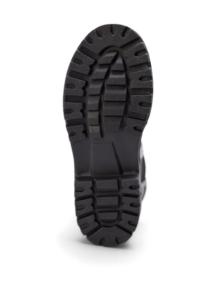 Bottes en caoutchouc à largeur courte avec imprimé, B. Teal Flower AOP, Packshot image number 5