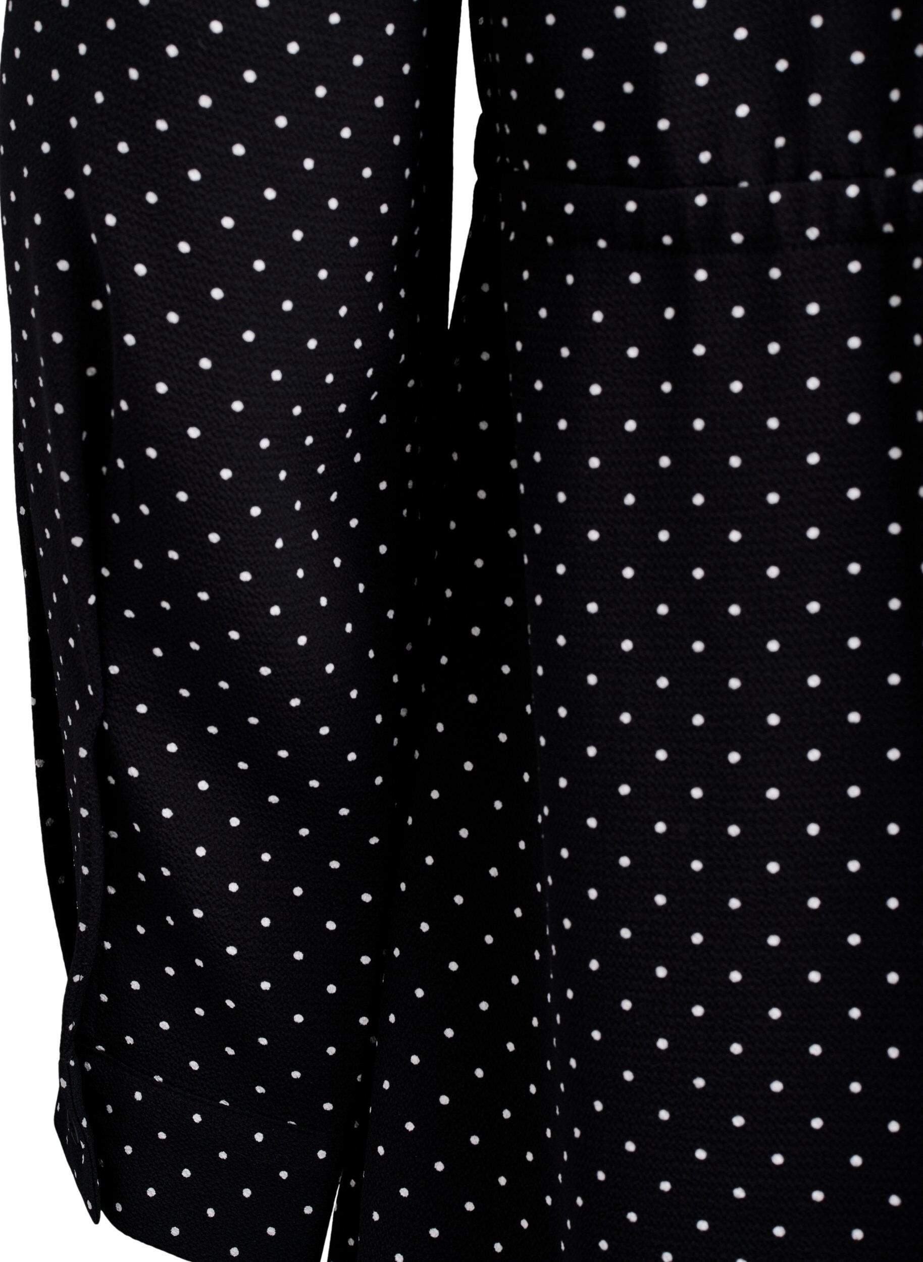 ZizziKnielange jurk met strikceintuur, Zwart, Packshot image number 3