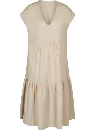 Sleeveless cotton dress, As Sample, Packshot image number 0