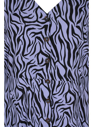 Robe avec boutons et manches 3/4, Blue Zebra, Packshot image number 2